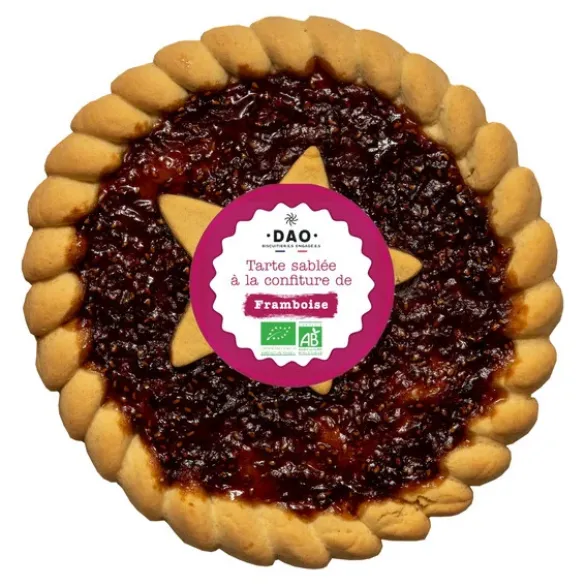 Tarte à la confiture de framboise 140g