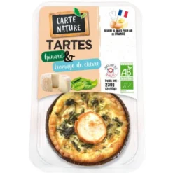 Tarte épinards chèvre (2) 230g
