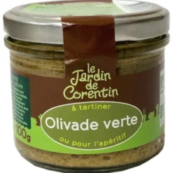 Tartinable à base d'olives vertes 100g