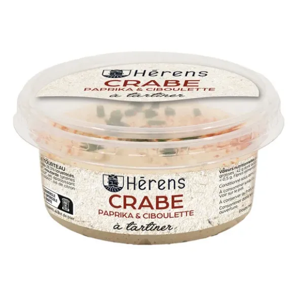 Tartinable crabe paprika ciboulette 130g