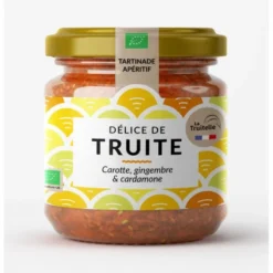 Tartinade truite carotte gingembre cardamome 90g