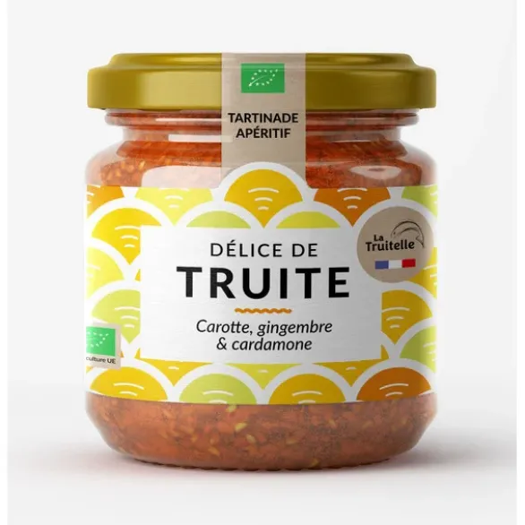 Tartinade truite carotte gingembre cardamome 90g