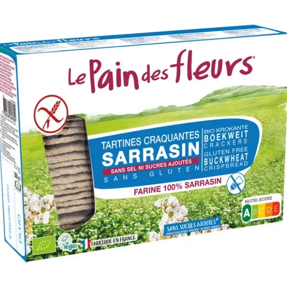 Tartines craquantes sarrasin sans sel ni sucres ajoutés sans gluten 300g