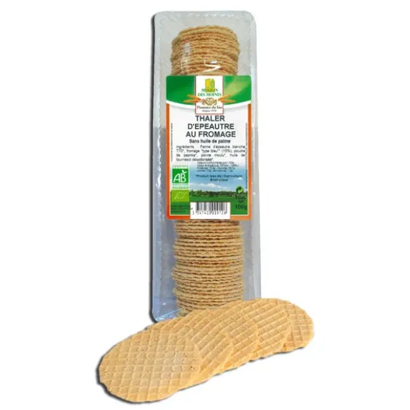 Thalers à la farine d'épeautre & fromage 100g