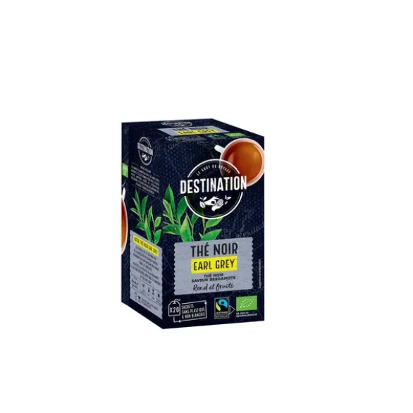 Thé noir earl grey saveur bergamote 20x1,6g