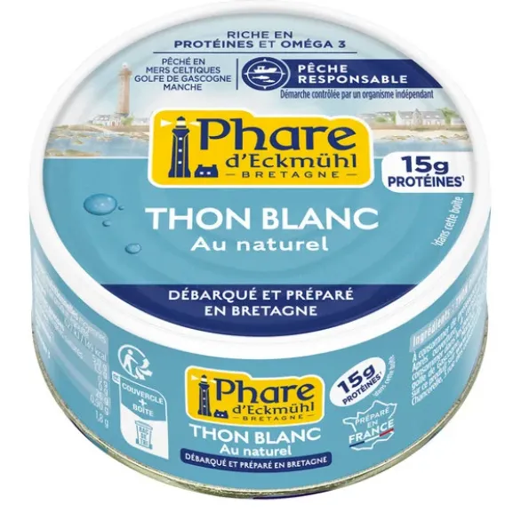 Thon blanc au naturel 56g net égoutté
