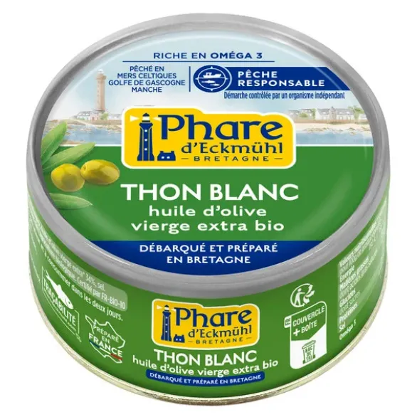 Thon blanc germon à l'huile d'olive 80g