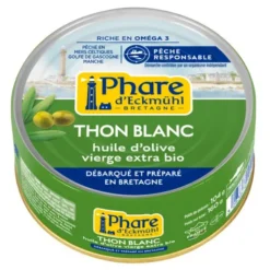 Thon blanc germon à l'huile d'olive 160g
