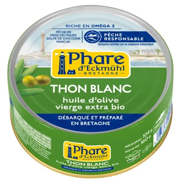 Thon blanc germon à l'huile d'olive 160g