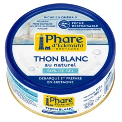 Thon blanc germon naturel hyposodé 112g net égoutté