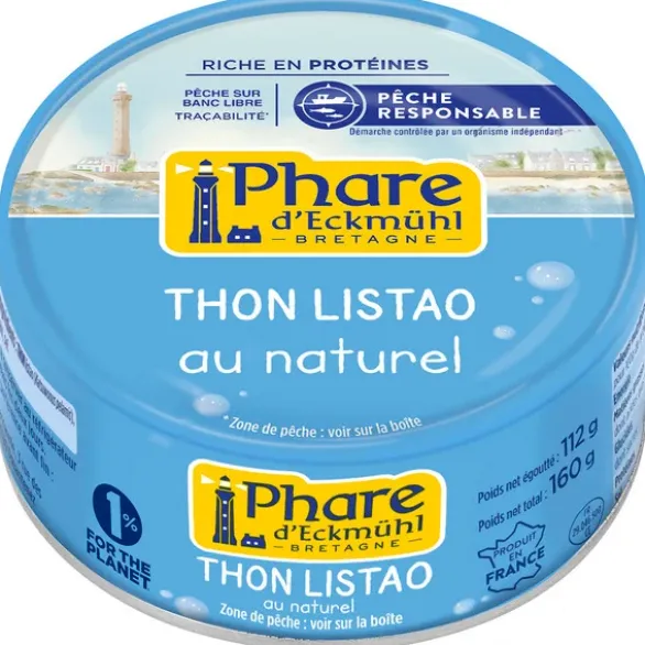 Thon listao au naturel 112g net égoutté