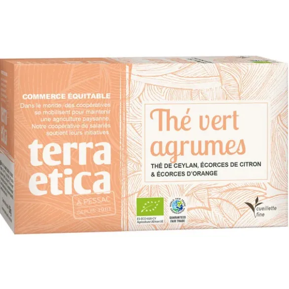 Thé vert agrumes 20x1,8g