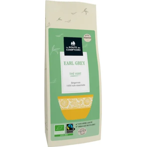 Thé vert earl grey 100g