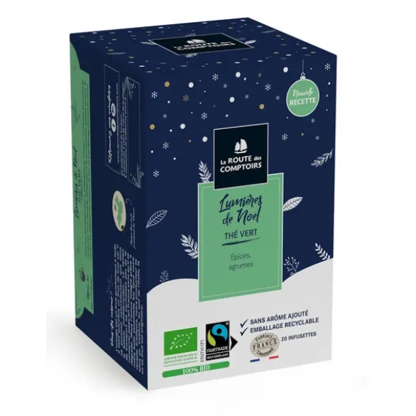 Thé vert Lumières Noël 20x1,6g
