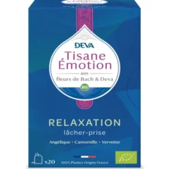 Tisane Emotion aux Fleurs de Bach - Relaxation Lacher-prise sachet (20) 32g