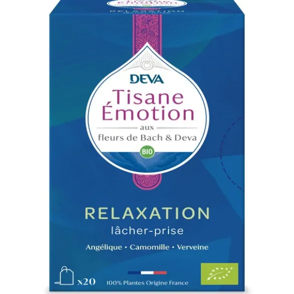 Tisane Emotion aux Fleurs de Bach - Relaxation Lacher-prise sachet (20) 32g