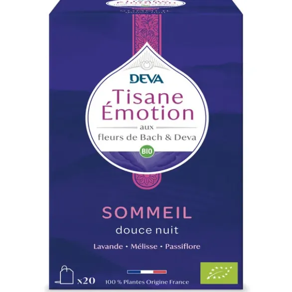 Tisane Emotion aux Fleurs de Bach - Sommeil douce nuit sachet (20) 32g