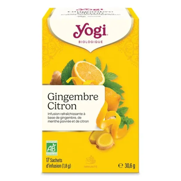 Tisane gingembre citron 17x1.8g