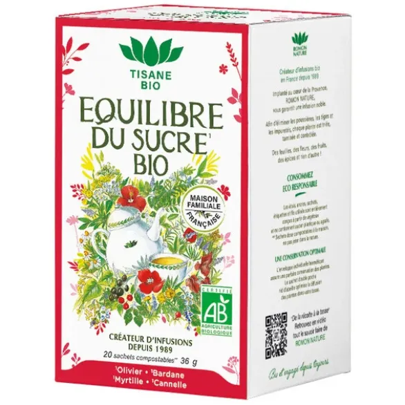 Tisane équilibre du sucre 20x1,8g