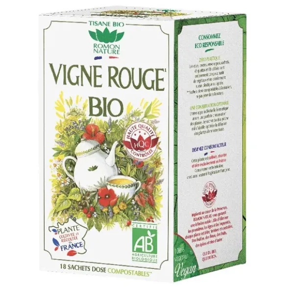 Tisane vigne rouge 18x1,7g