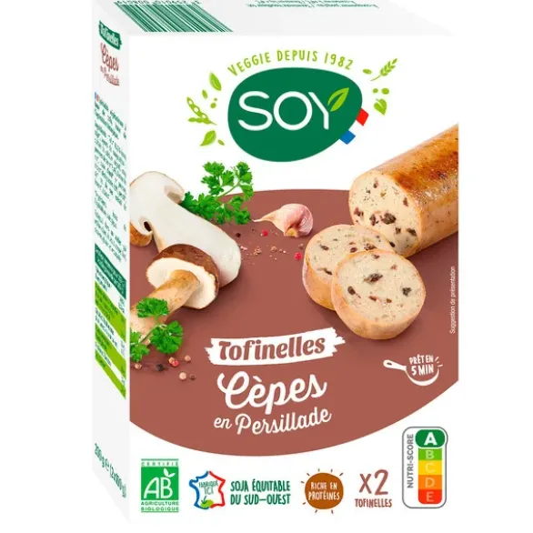 Tofinelles cèpes en persillade 2x100g