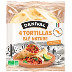 Tortilla blé nature (4) 300g