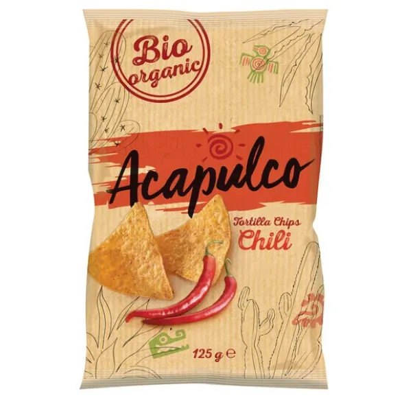 Tortilla chips maïs chili 125g