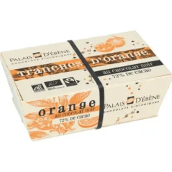 Tranches orange chocolat noir bourriche 120g