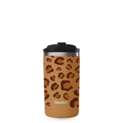 Travel mug inox isotherme - Leopard - Camel - 350 ml