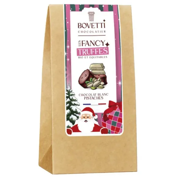 Truffe chocolat blanc et pistache 120g
