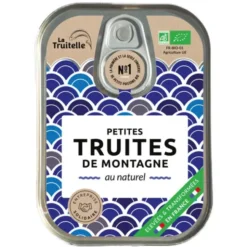 Truite de montagne au naturel 70g net égoutté