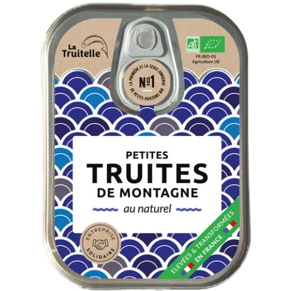 Truite de montagne au naturel 70g net égoutté
