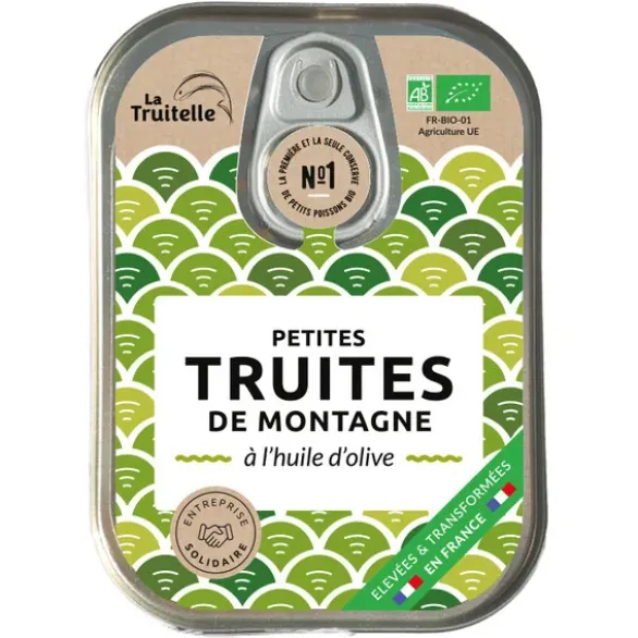 Truite de montagne à l'huile d'olive 100g