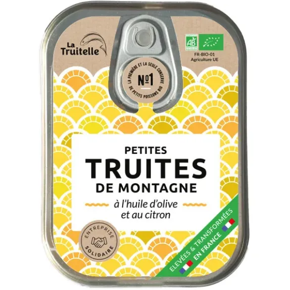 Truite de montagne à l'huile d'olive et au citron 100g