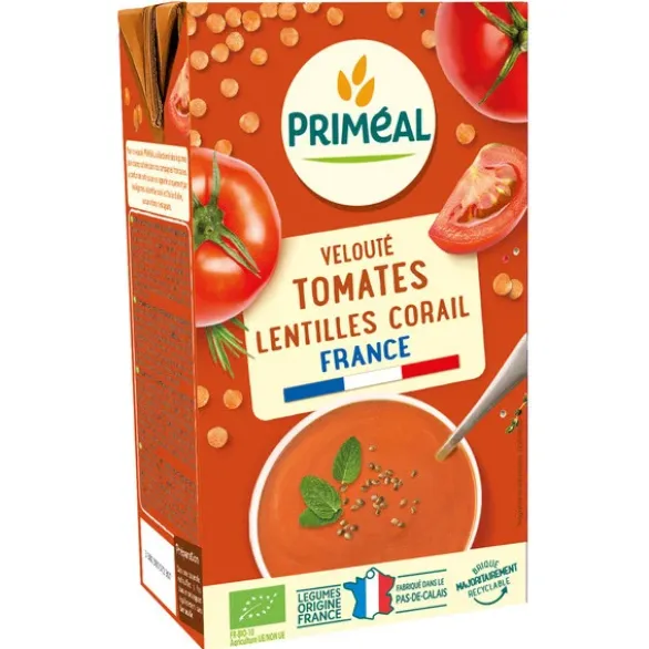 Velouté tomate lentille corail 1L
