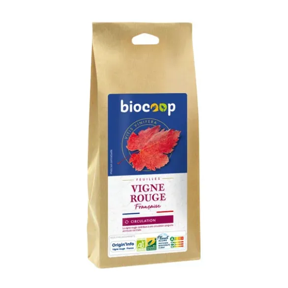 Vigne rouge feuille Bio Equitable en France 25g