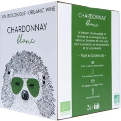 Vin de France Chardonnay blanc Hérisson 3L
