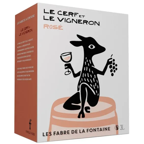 Vin de France rosé Fabre Fontaine 3L