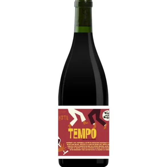 Vin de France rouge La Festa Tempo sans sulfites ajoutés 75cl