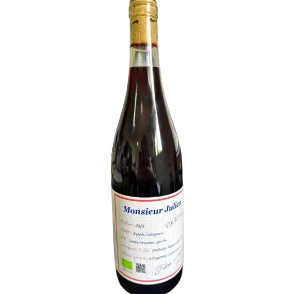 Vin de France rouge Monsieur Julien 75cl