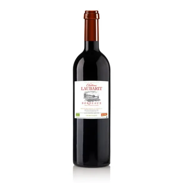 Vin rouge AOP Bordeaux 75cl sans sulfite ajouté