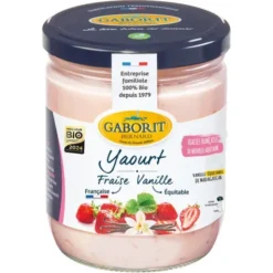 Yaourt brassé fraise vanille 400g