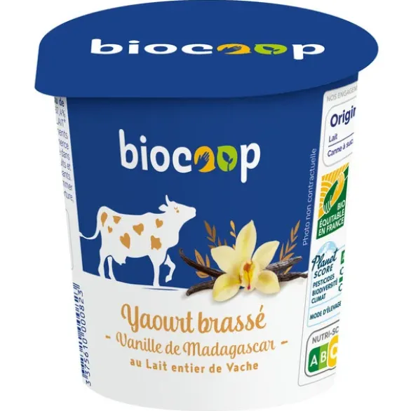 Yaourt vanille brassé 400g
